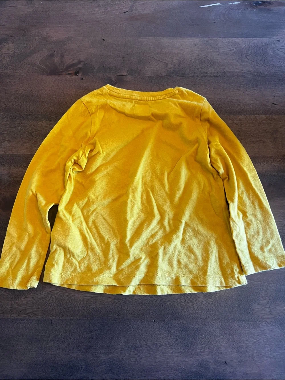 GAP Girls Mustard Floral Butterfly Long Sleeve Top 4T